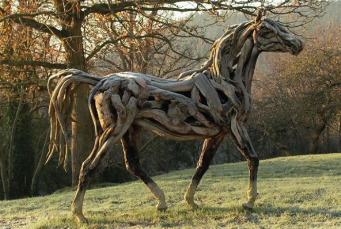 driftwood sculpture